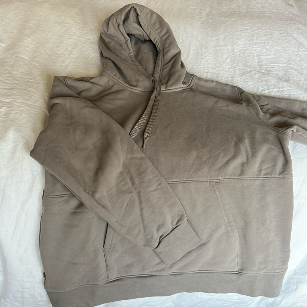 Women’s hoodie. Grey, brown color. Excellent condition.